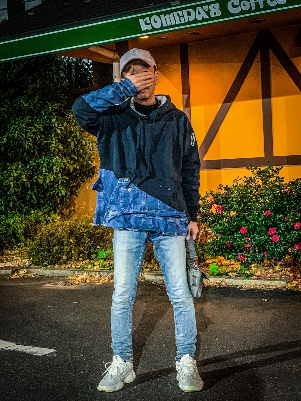 Greg Lauren デニムパッチワークのパーカー GREG LAUREN（グレッグローレン）の「Greg Lauren - デニム