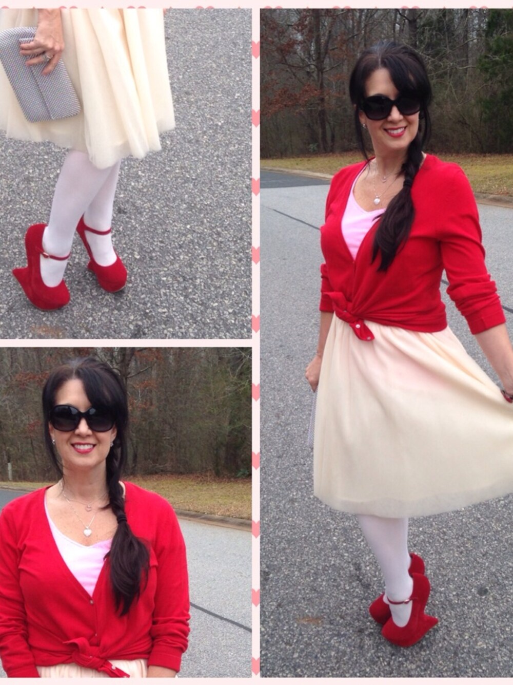 「A-Line、Bliss on Main、Charlotte Russe、shoes、skirt、suede、tulle、wedge」｜Elizabethさん（レディース）の冬コーディネートの1枚目の写真