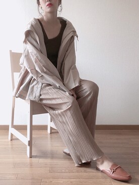 「秋のマイ旬スタイル」｜「アイテム（マウンテンパーカー）」を使った、kacchaaaanさん（レディース・167cm）の秋コーディネート