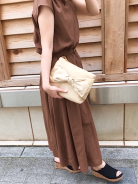 「パーティースタイル」｜「アイテム（財布/小物）」を使った、mokaさん（レディース・149cm）の夏コーディネート