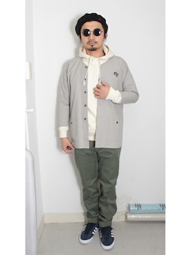 「SERENITY.STILLMOMENT（セレニティースティルモーメント）のアイテム」を使った、Yusukeさん（メンズ・170cm）の春コーディネート