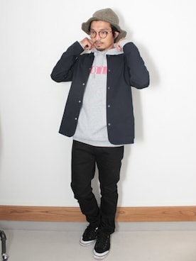 「YELLOW RUBY（イエロールビー）のアイテム」を使った、Yusukeさん（メンズ・170cm）の秋コーディネート