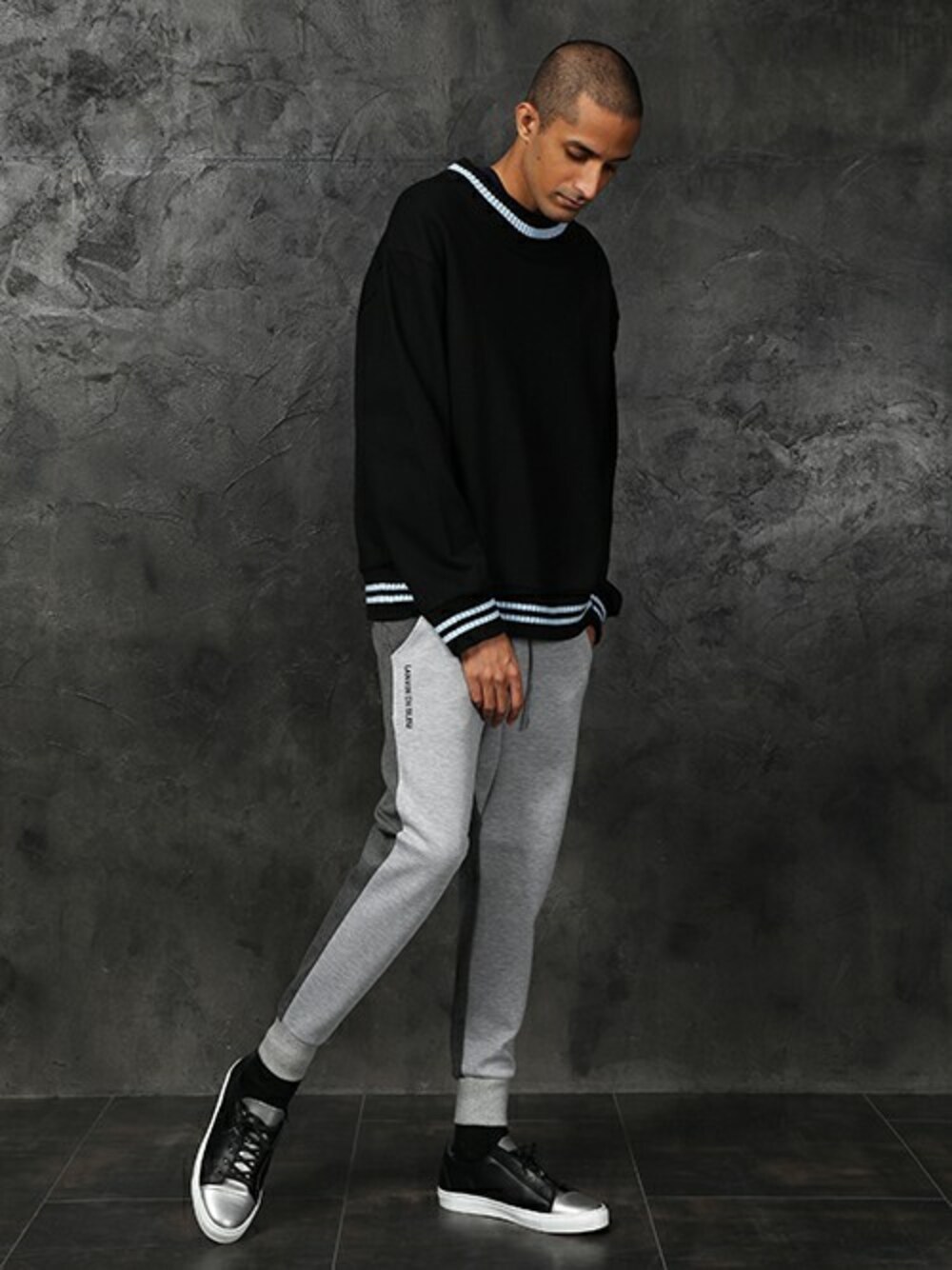 LANVIN en Bleu（ランバンオンブルー）の「ライン入り モック