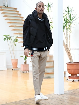 LANVIN【モカカラー☆】トープ Curb Side スウェットシャツ LANVIN en Bleu シャツ ショートカラー プルオーバー チェック