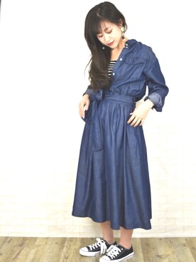 「LHELBIE（レルビエ）のアイテム」を使った、tsurumayu☆さん（レディース・153cm）の冬コーディネート