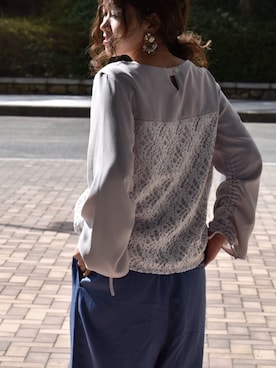 「Eimee Law（エイミーロウ）のアイテム」を使った、tsurumayu☆さん（レディース・153cm）の春コーディネート