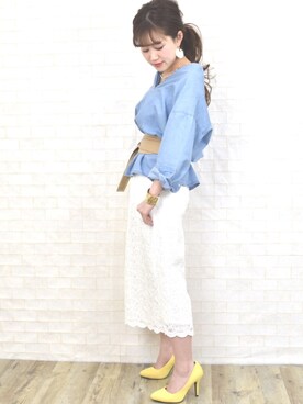 tsurumayu☆さん（レディース・153cm）の春コーディネート