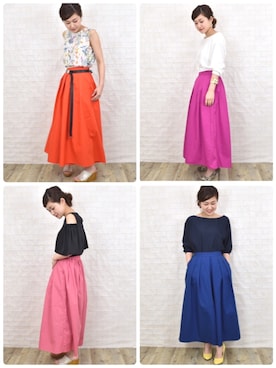 「k*（ケイ）のアイテム」を使った、tsurumayu☆さん（レディース・153cm）の春コーディネート