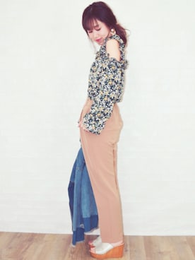 「Eimee Law（エイミーロウ）のアイテム」を使った、tsurumayu☆さん（レディース・153cm）の春コーディネート