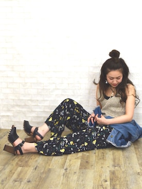 「Eimee Law（エイミーロウ）のアイテム」を使った、tsurumayu☆さん（レディース・153cm）の春コーディネート