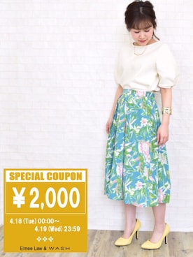 「k*（ケイ）のアイテム」を使った、tsurumayu☆さん（レディース・153cm）の春コーディネート