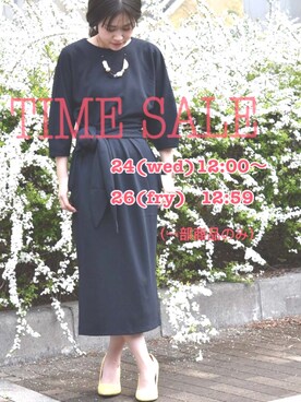 「撮影」｜「アイテム（アクセサリー）」を使った、tsurumayu☆さん（レディース・153cm）の春コーディネート