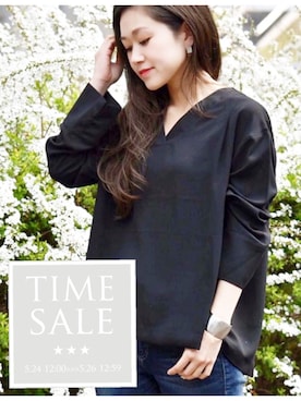 「アイテム（バングル/リストバンド）」を使った、tsurumayu☆さん（レディース・153cm）の春コーディネート