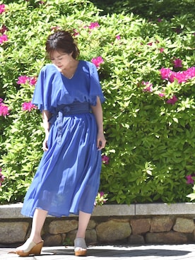 「アイテム（ピアス（両耳用））」を使った、tsurumayu☆さん（レディース・153cm）の春コーディネート