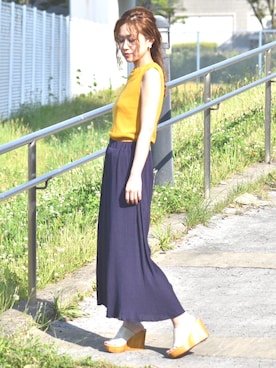 「k*（ケイ）のアイテム」を使った、tsurumayu☆さん（レディース・153cm）の夏コーディネート