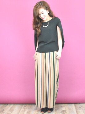 「k*（ケイ）のアイテム」を使った、tsurumayu☆さん（レディース・153cm）の夏コーディネート