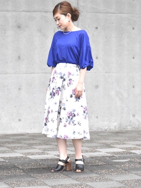 「k*（ケイ）のアイテム」を使った、tsurumayu☆さん（レディース・153cm）の夏コーディネート