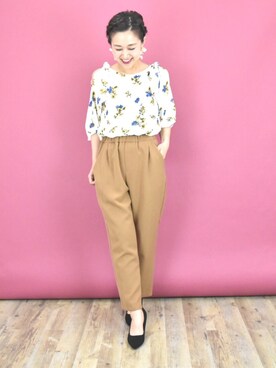 「MAYGLOBE（メイグローブ）のアイテム」を使った、tsurumayu☆さん（レディース・153cm）の夏コーディネート