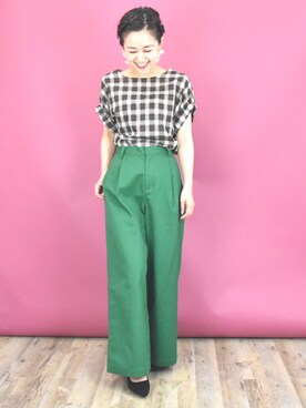 「k*（ケイ）のアイテム」を使った、tsurumayu☆さん（レディース・153cm）の夏コーディネート