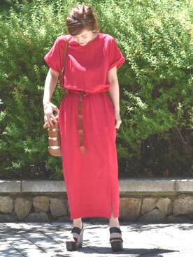 「CURI BISCUI（キュリ　ビスキュイ）のアイテム」を使った、tsurumayu☆さん（レディース・153cm）の夏コーディネート