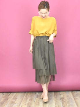 「k*（ケイ）のアイテム」を使った、tsurumayu☆さん（レディース・153cm）の夏コーディネート