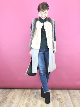 「Antgauge（アントゲージ）のアイテム」を使った、tsurumayu☆さん（レディース・153cm）の秋コーディネート