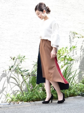 「DOLLUPOOPS（ドールアップウップス）のアイテム」を使った、tsurumayu☆さん（レディース・153cm）の秋コーディネート