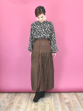 「MAYGLOBE（メイグローブ）のアイテム」を使った、tsurumayu☆さん（レディース・153cm）の秋コーディネート