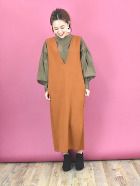 「MAYGLOBE（メイグローブ）のアイテム」を使った、tsurumayu☆さん（レディース・153cm）の秋コーディネート