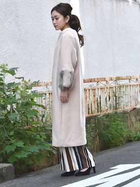 「MAYGLOBE（メイグローブ）のアイテム」を使った、tsurumayu☆さん（レディース・153cm）の秋コーディネート