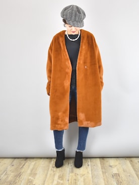 「Antgauge（アントゲージ）のアイテム」を使った、tsurumayu☆さん（レディース・153cm）の秋コーディネート