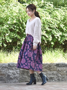 「k*（ケイ）のアイテム」を使った、tsurumayu☆さん（レディース・153cm）の秋コーディネート