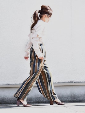 「MAYGLOBE（メイグローブ）のアイテム」を使った、tsurumayu☆さん（レディース・153cm）の秋コーディネート