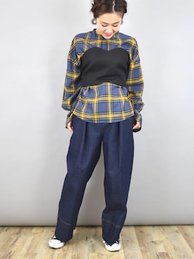 「k*（ケイ）のアイテム」を使った、tsurumayu☆さん（レディース・153cm）の秋コーディネート