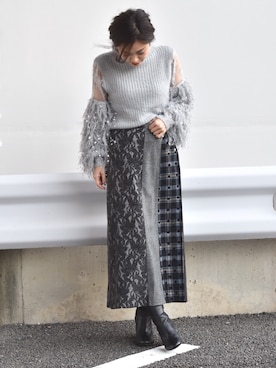 「DOLLUPOOPS（ドールアップウップス）のアイテム」を使った、tsurumayu☆さん（レディース・153cm）の秋コーディネート