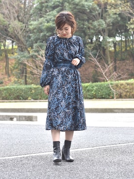 「k*（ケイ）のアイテム（トップス）」を使った、tsurumayu☆さん（レディース・153cm）の冬コーディネート