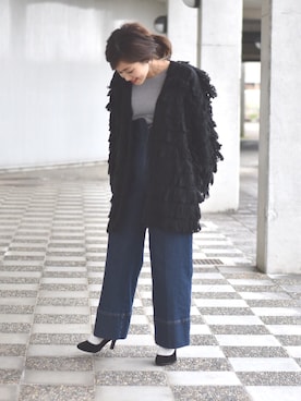 「k*（ケイ）のアイテム」を使った、tsurumayu☆さん（レディース・153cm）の冬コーディネート