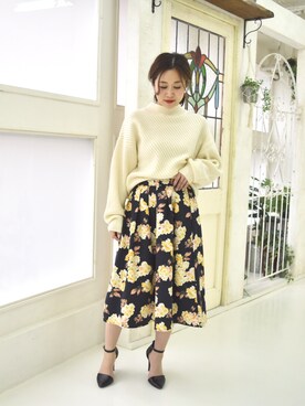 「k*（ケイ）のアイテム」を使った、tsurumayu☆さん（レディース・153cm）の冬コーディネート