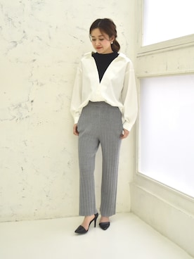 「k*（ケイ）のアイテム（トップス）」を使った、tsurumayu☆さん（レディース・153cm）の冬コーディネート