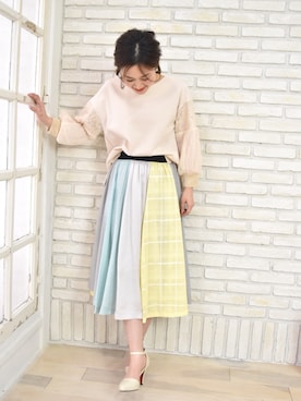 「DOLLUPOOPS（ドールアップウップス）のアイテム」を使った、tsurumayu☆さん（レディース・153cm）の冬コーディネート