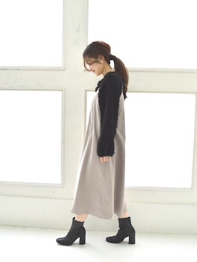「MYRDAL（ミュルダール）のアイテム」を使った、tsurumayu☆さん（レディース・153cm）の冬コーディネート