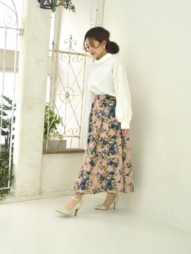 「k*（ケイ）のアイテム（トップス）」を使った、tsurumayu☆さん（レディース・153cm）の冬コーディネート