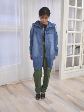 「Eimee Law（エイミーロウ）のアイテム」を使った、tsurumayu☆さん（レディース・153cm）の冬コーディネート