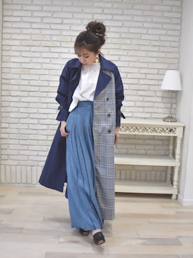 「k*（ケイ）のアイテム（トップス）」を使った、tsurumayu☆さん（レディース・153cm）の春コーディネート