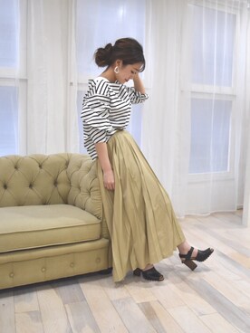 「k*（ケイ）のアイテム」を使った、tsurumayu☆さん（レディース・153cm）の春コーディネート