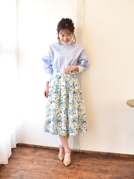 「k*（ケイ）のアイテム」を使った、tsurumayu☆さん（レディース・153cm）の春コーディネート