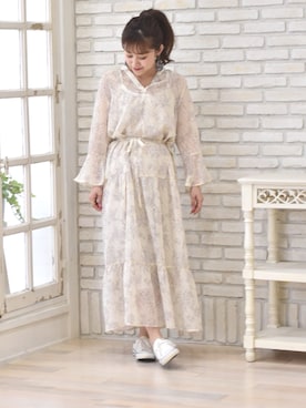 「MAYGLOBE（メイグローブ）のアイテム」を使った、tsurumayu☆さん（レディース・153cm）の春コーディネート