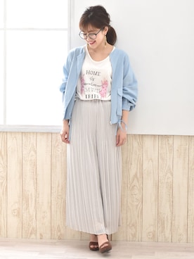 「DOLLUPOOPS（ドールアップウップス）のアイテム」を使った、tsurumayu☆さん（レディース・153cm）の春コーディネート