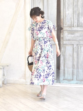 「k*（ケイ）のアイテム」を使った、tsurumayu☆さん（レディース・153cm）の夏コーディネート