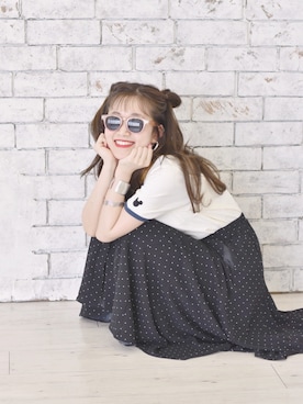 「k*（ケイ）のアイテム」を使った、tsurumayu☆さん（レディース・153cm）の夏コーディネート